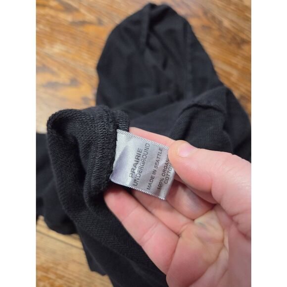 Prairie Underground Long Cloak Hoodie in Black sz XS - Picture 4 of 5